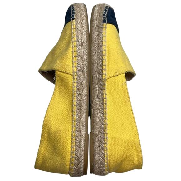 Boden Yellow Canvas Espadrille Flats US 6 Slip-On‎ Loafers Summer Shoes - Picture 4 of 8